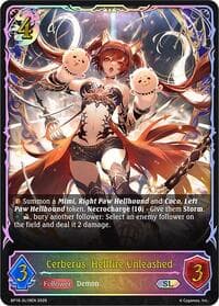 Cerberus, Hellfire Unleashed (SL) - BP16: New World Genesis - Shadowverse: Evolve card