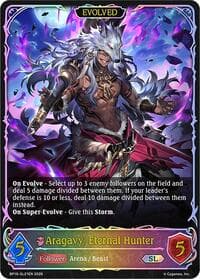 Aragavy, Eternal Hunter (Evolved) (SL) - BP16: New World Genesis - Shadowverse: Evolve card
