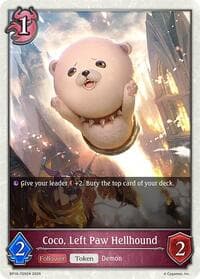 Coco, Left Paw Hellhound - BP16: New World Genesis - Shadowverse: Evolve card