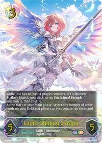 Lapis, Shining Seraph (U) - BP16: New World Genesis - Shadowverse: Evolve card