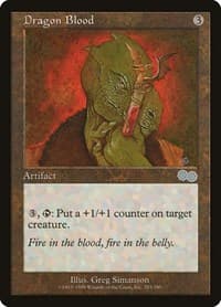 Dragon Blood - Urza's Saga - Magic: The Gathering card