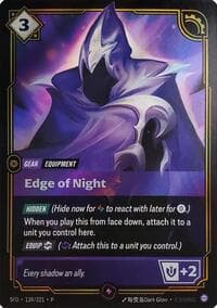 Edge of Night (Top 8) - Riftbound Organized Play Promotional Cards - Riftbound: League of Legends Trading Card Game card
