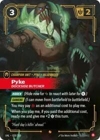 Pyke, Dockside Butcher - Unleashed - Riftbound: League of Legends Trading Card Game card