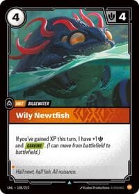 Wily Newtfish - Unleashed - Riftbound: League of Legends Trading Card Game card