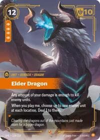 Elder Dragon - Unleashed - Riftbound: League of Legends Trading Card Game card