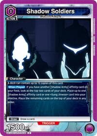 Shadow Soldiers (Box Topper Foil) - UE17BT: SOLO LEVELING - Union Arena card