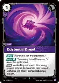 Existential Dread - Unleashed - Riftbound: League of Legends Trading Card Game card