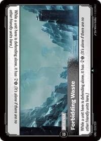 Forbidding Waste - Unleashed - Riftbound: League of Legends Trading Card Game card