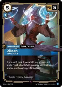 Zilean, Time Mage - Unleashed - Riftbound: League of Legends Trading Card Game card