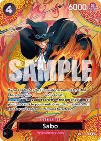 Sabo (P-105) (SP) - Adventure on Kami's Island - One Piece Card Game card