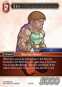Guy - Dreamlike Oceans - Final Fantasy TCG card