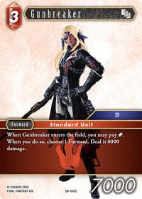 Gunbreaker - Dreamlike Oceans - Final Fantasy TCG card