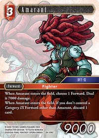 Amarant - Dreamlike Oceans - Final Fantasy TCG card