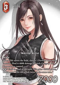 Tifa (Full Art) - Dreamlike Oceans - Final Fantasy TCG card