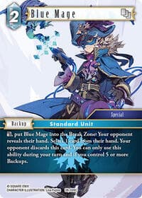 Blue Mage - Dreamlike Oceans - Final Fantasy TCG card