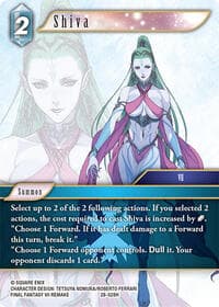 Shiva - Dreamlike Oceans - Final Fantasy TCG card