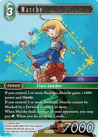 Marche - Dreamlike Oceans - Final Fantasy TCG card