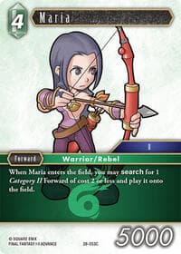Maria - Dreamlike Oceans - Final Fantasy TCG card