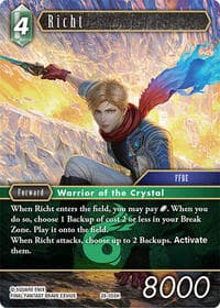 Richt - Dreamlike Oceans - Final Fantasy TCG card