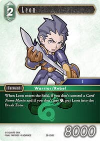 Leon - Dreamlike Oceans - Final Fantasy TCG card