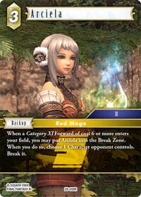Arciela - Dreamlike Oceans - Final Fantasy TCG card