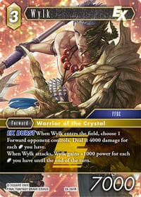 Wylk EX - Dreamlike Oceans - Final Fantasy TCG card