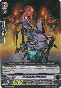 Decadent Succubus - BT03: Demonic Lord Invasion - Cardfight Vanguard card