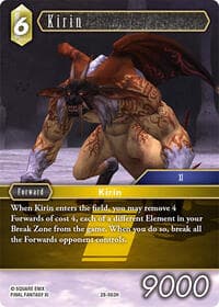 Kirin - Dreamlike Oceans - Final Fantasy TCG card