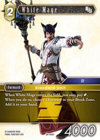 White Mage - Dreamlike Oceans - Final Fantasy TCG card