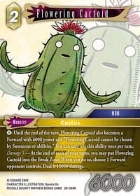 Flowering Cactoid - Dreamlike Oceans - Final Fantasy TCG card