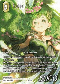 Rydia (Full Art) - Dreamlike Oceans - Final Fantasy TCG card