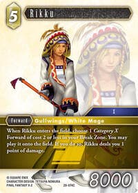 Rikku - Dreamlike Oceans - Final Fantasy TCG card
