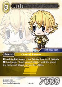 Layle - Dreamlike Oceans - Final Fantasy TCG card
