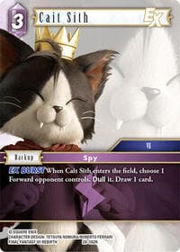 Cait Sith EX - Dreamlike Oceans - Final Fantasy TCG card