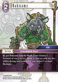 Baknamy - Dreamlike Oceans - Final Fantasy TCG card
