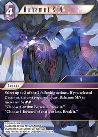 Bahamut SIN - Dreamlike Oceans - Final Fantasy TCG card