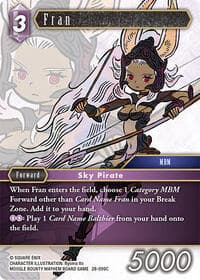 Fran - Dreamlike Oceans - Final Fantasy TCG card