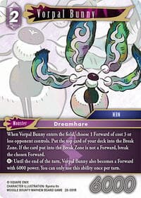 Vorpal Bunny - Dreamlike Oceans - Final Fantasy TCG card