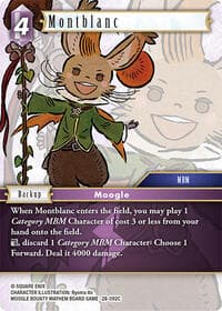 Montblanc - Dreamlike Oceans - Final Fantasy TCG card
