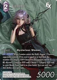 Lumina EX (Full Art) - Dreamlike Oceans - Final Fantasy TCG card