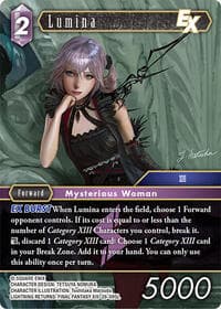 Lumina EX - Dreamlike Oceans - Final Fantasy TCG card