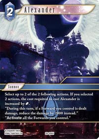 Alexander - Dreamlike Oceans - Final Fantasy TCG card