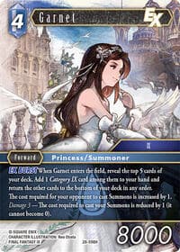 Garnet EX - Dreamlike Oceans - Final Fantasy TCG card
