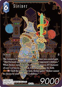 Steiner (Full Art) - Dreamlike Oceans - Final Fantasy TCG card