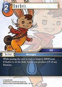 Sorbet - Dreamlike Oceans - Final Fantasy TCG card