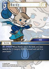 Hurdy EX - Dreamlike Oceans - Final Fantasy TCG card