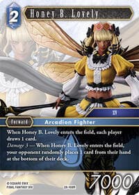 Honey B. Lovely - Dreamlike Oceans - Final Fantasy TCG card