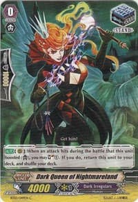 Dark Queen of Nightmareland - BT03: Demonic Lord Invasion - Cardfight Vanguard card