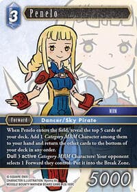 Penelo - Dreamlike Oceans - Final Fantasy TCG card