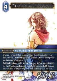 Yuna - Dreamlike Oceans - Final Fantasy TCG card